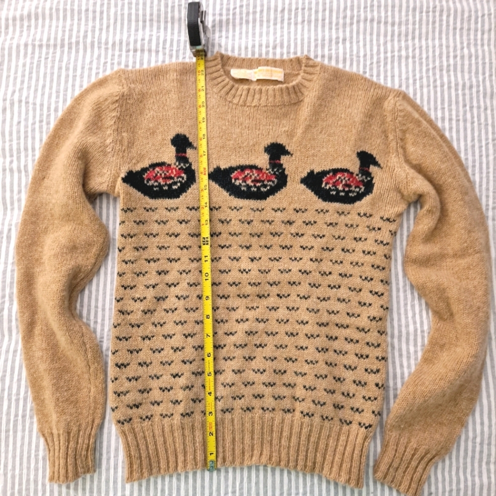 Vintage BOYS Brooks Bros Wool Duck Sweater LARGE
